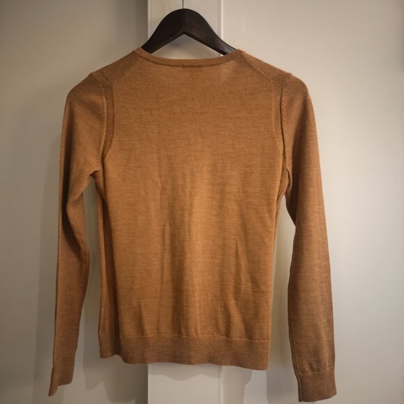 GAP Merino Wool Lightweight  Camel Cardigan  women's size small - Picture 4 of 5
